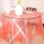 one-time PE tablecloth with oil and water proof and waterproof dust thickening red and white tablecloth