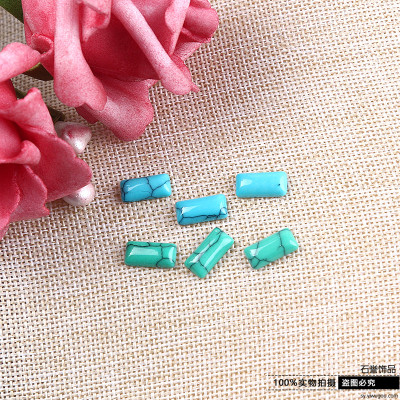 Turquoise ring to ring face DIY hand scatter bead accessories accessories accessories