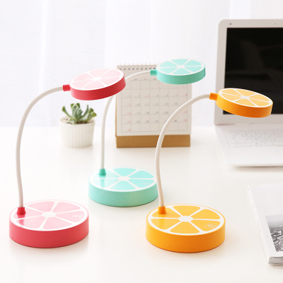 Fruit Lemon Fresh Touch Third Gear Dimmable Table Lamp Fruit Eye Protection Writing Desk Lamp Small Night Lamp Reading