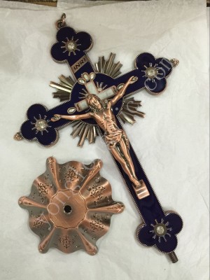 Zinc alloy cross religion Jesus crucifix drop ornaments gifts