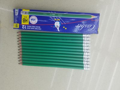 Plastic pencil, color box packaging