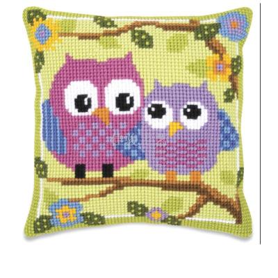 Accurate printed cross stitch pillow 5D pillow animal flower