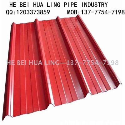 Export a large number of Middle East Africa color steel tile wave tile trapezoid tile corrugated board roof tiles