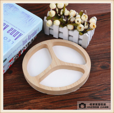 Circle And Creative Swing Tray European-Style Solid Wood Water Cup Saucer Round