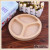 Circle And Creative Swing Tray European-Style Solid Wood Water Cup Saucer Round