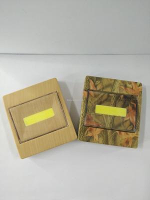 Popular camouflage lights on and off, wood-grain COB bedside lamp, small night lamp, wall lamp, cabinet lamp