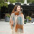 Korean Style New Dual Purpose Cashmere-like Long Plaid Scarf Women's Winter Shawl Thickened Warm Fringe Bib