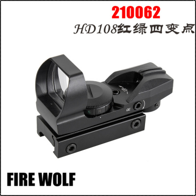 210062 FIREWOLF108 red and green four variable point sight