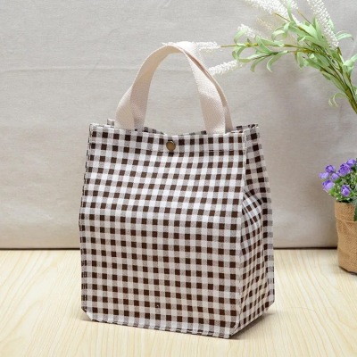 Printed Cotton and Linen Waterproof Gift Bag Lunch Box Bag Lunch Bag