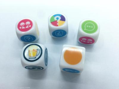 Supplying customized printing blank dice dice LOGO