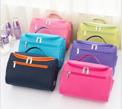 Factory Outlet portable fashion simple bulk travel wash bag Oxford cloth waterproof portable storage bag