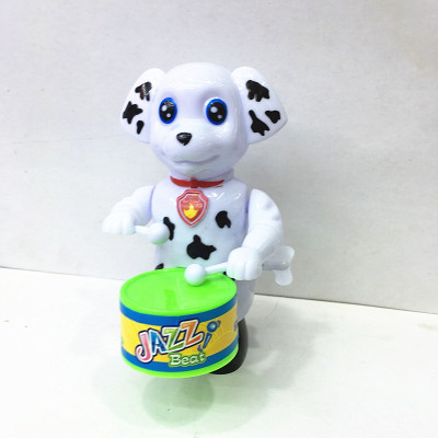 Children's educational toys wholesale chain drum Dalmatians barking plush