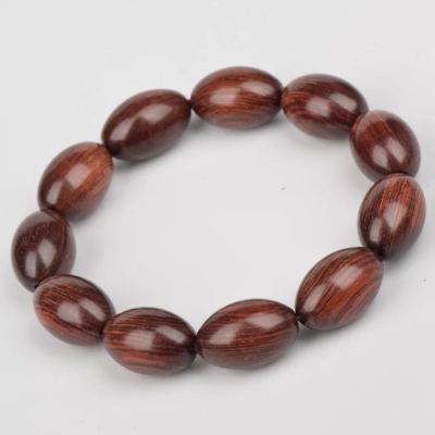 Natural rosewood willow olive beads hand string men and women couples ace water ripple buddhist beads bracelet text play
