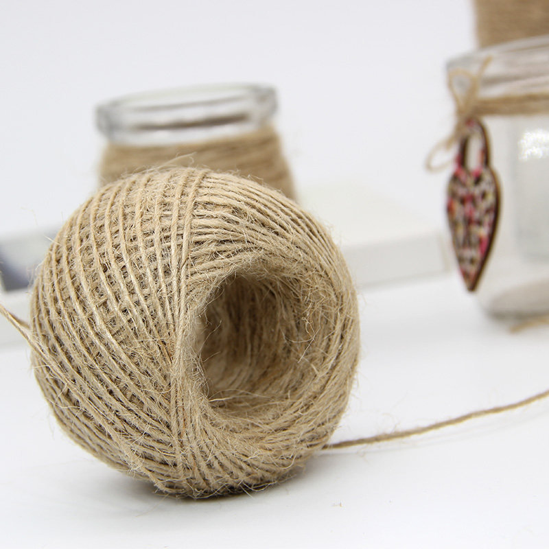 100m手工编织绳 照片墙用复古细麻绳麻线手工小麻绳 装饰用