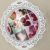 New plastic lace tray printed Christmas fruit plate AB801 802 803