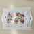 New plastic lace tray printed Christmas fruit plate AB801 802 803