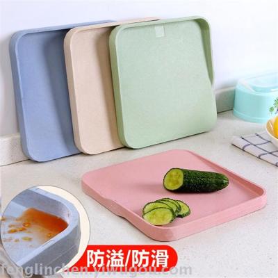 Domestic cutting board wheat straw cutting board kitchen durable square e.