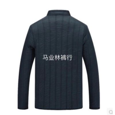 Middle and old men 's cotton - padded thanks winter with velvet padded jacket for the old man daddy old of autumn and winter cotton, thanks