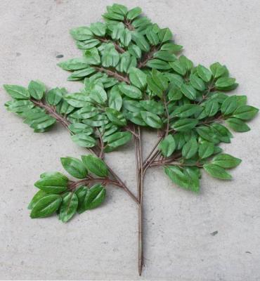 Simulation plant false leaves red sticks bean curd leaf 3 fork shallow locust leaf shoot background project wholesale