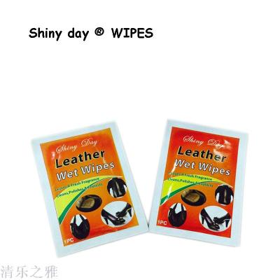 Shiny Day single piece four sides seals wipes the shoe wipes