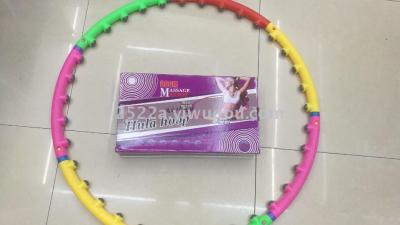 Hula hoop massage Hula Hoop massage to receive abdominal thin waist hula hoop removable