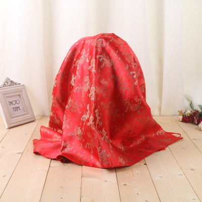 Bridal veil, Red Veil, Bridal Dowry, Chinese style embroidery, Wedding Ceremony, Festive XIpa