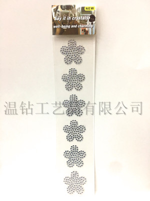 New Acrylic drill stick flower paste mobile phone stick diamond Stickers