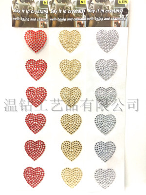 New-style acrylic stick diamond stickers mobile phone Stickers
