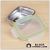 Xinzhijie Stainless Steel Kitchenware Stainless Steel Food Storage Box with Lid Retention Samples Box Fresh-Keeping Rectangular Box