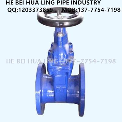 Professional export flange gate valve soft seal resilient seat seal gate valve ductile iron protective gate valve