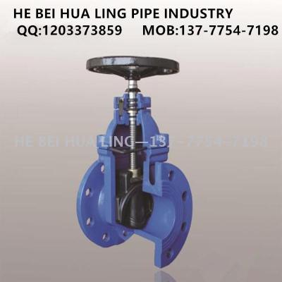 Professional export flexible seat seal gate valve soft seal dark stem gate valve ductile iron flange gate valve