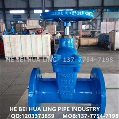 Factory direct valve dark stem soft seal gate valve dark stem resilient seat seal gate valve ductile iron