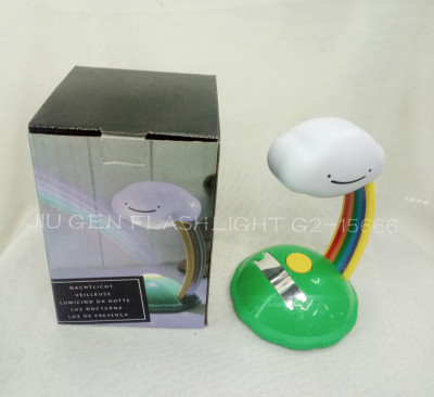 Jugen flashlight HS-1702 Rainbow small lamp battery lamp