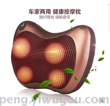 New Gift Multifunctional Massager Gift Infrared Cervical Spine Waist Back Massager Vehicle-Mounted Home Use Massage Pillow