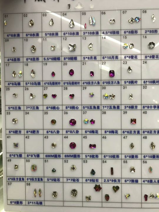 异形钻仿捷克烫钻捷克钻服装辅料配件美甲DIY配件