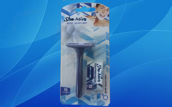 Shaver Holder Men's Delicate Shaver Gray Suction Card Shaver Shu-More Double-Sided Razor Knife Holder