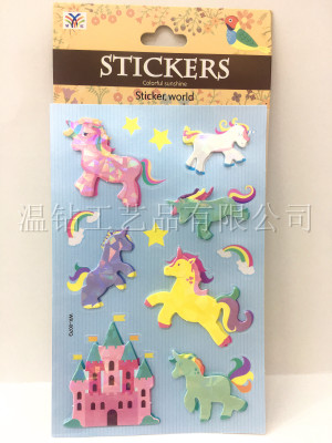  three-dimensional bubble stickers children sticker new Stickers