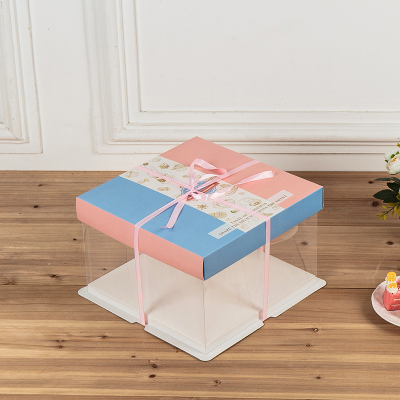 Cake box, PVC box, green PET box, transparent box