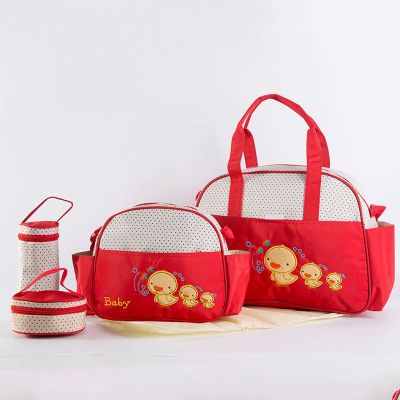 New multi-functional high-capacity five-piece mummy bag mom bag mother-child out handbag