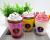 New squishy slow rebound straw cup simulation PU simulation toy fruit and vegetable display