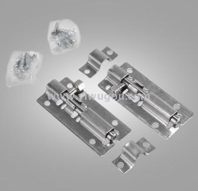 Supply of stainless steel home doors and Windows Small square latch 2.5-inch home living room square latch door bolt