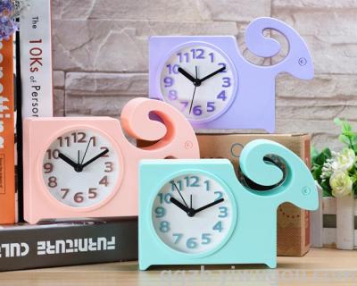Korean Style Creative Table Setting Cute Square Goat Alarm Clock