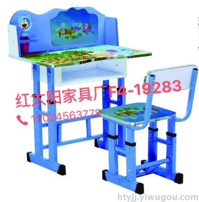 New Hu full Picture desk children learn table lifting writing table cartoon foreign trade tables and chairs