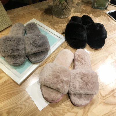 Plush Slippers Comfort Non-slip Slippers Wholesale Oxford Soles Home Slippers