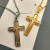 Boutique stainless steel cross pendant necklace stainless steel Ornament