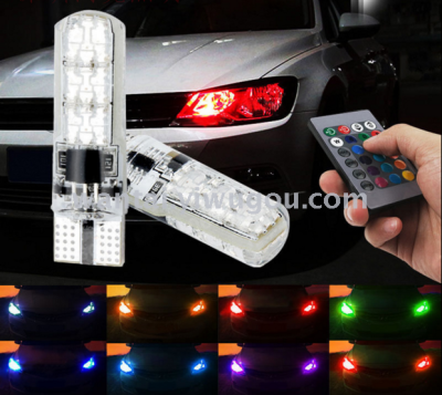 T10 wide lamp reading lamp license Light remote control color