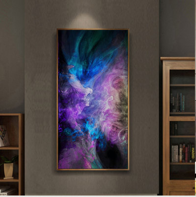 In the fog, the Nordic abstract art decoration painting modern living room restaurant mural porch hotel hallway hanging pictures.