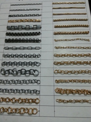 Retro o-type iron chain chain Retro bracelet accessories Retro jewelry iron round chain