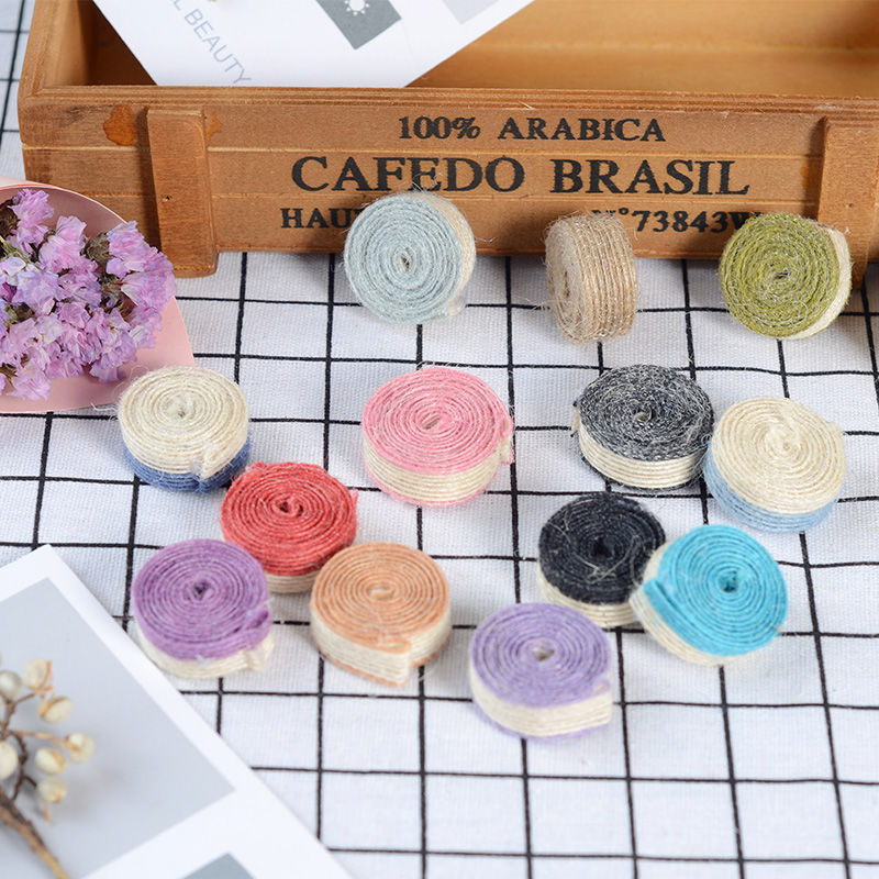 人气热销 天然鱼丝麻编织 饰品装饰，手工diy耳饰等