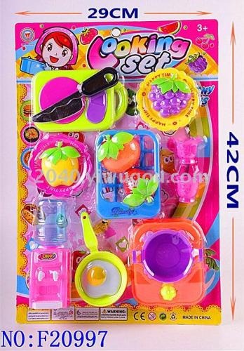 play house children‘s kitchen toys boys and girls play house cooking toys set